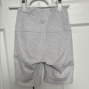 TNA Light Gray High-Rise Shorts